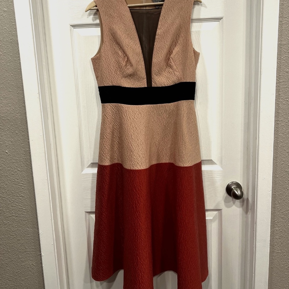 Lela Rose Colorblock Dress